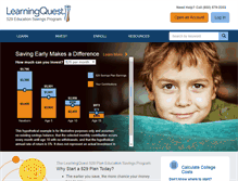 Tablet Screenshot of learningquest.com